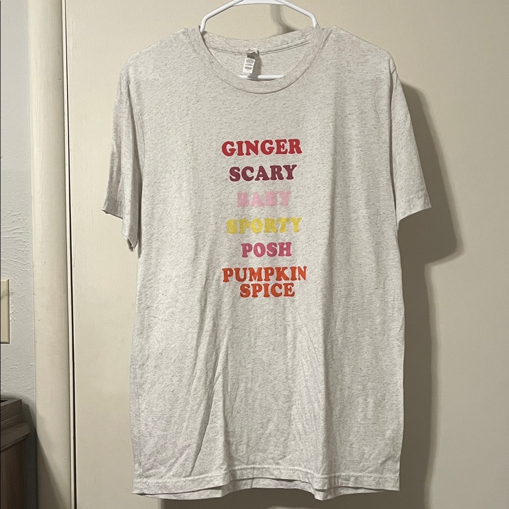 Bella Canvas Spice Girls Gray Short Sleeve Tee